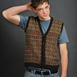 Lukes Diced Vest at Twist Collective