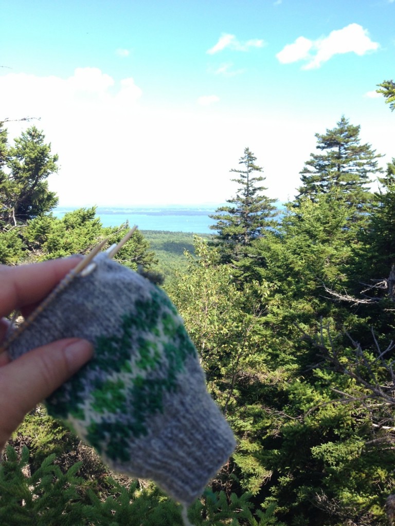 Hiking & Knitting
